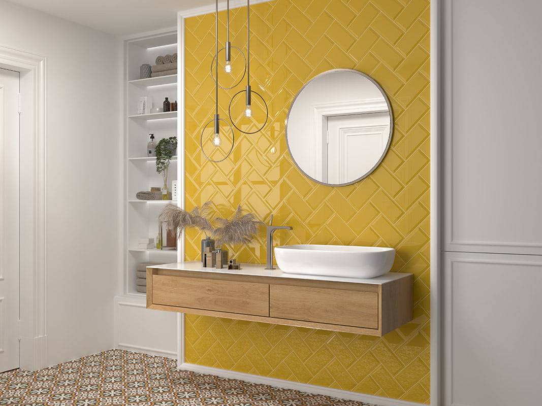 carreaux métro jaune à Lattes près de Montpellier