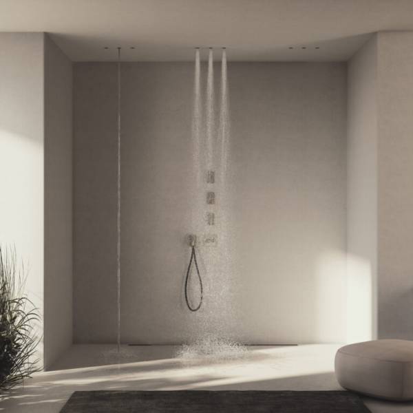 robinetterie encastrée pour douche spa wellness