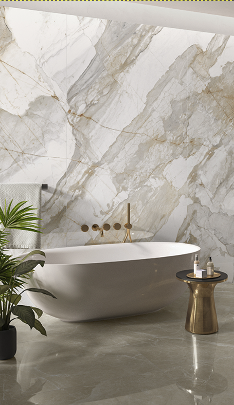 robinetterie encastré doré