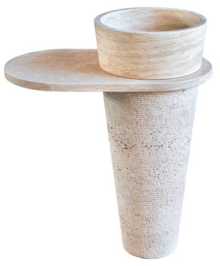 vasque travertin montpellier